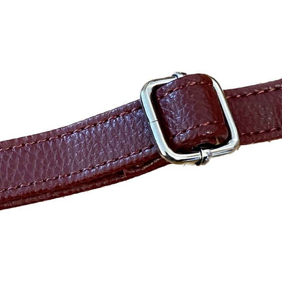 Jones New York | Burgundy Vegan Leather Crossbody Bag - Picture 6 of 8